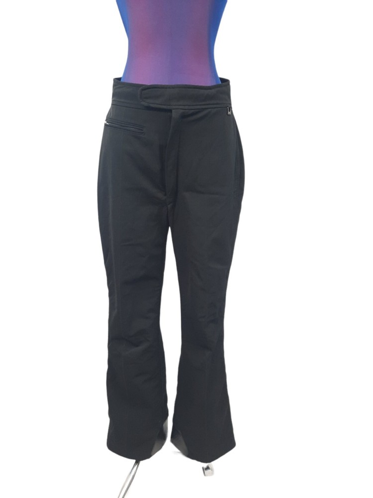 Vintage Roffe Black Ski Snowboard Pants Women's Size 28