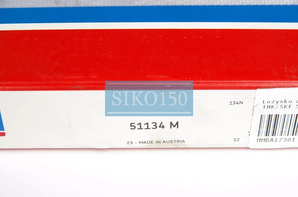 1PC 51134 M thrust ball bearing #SK