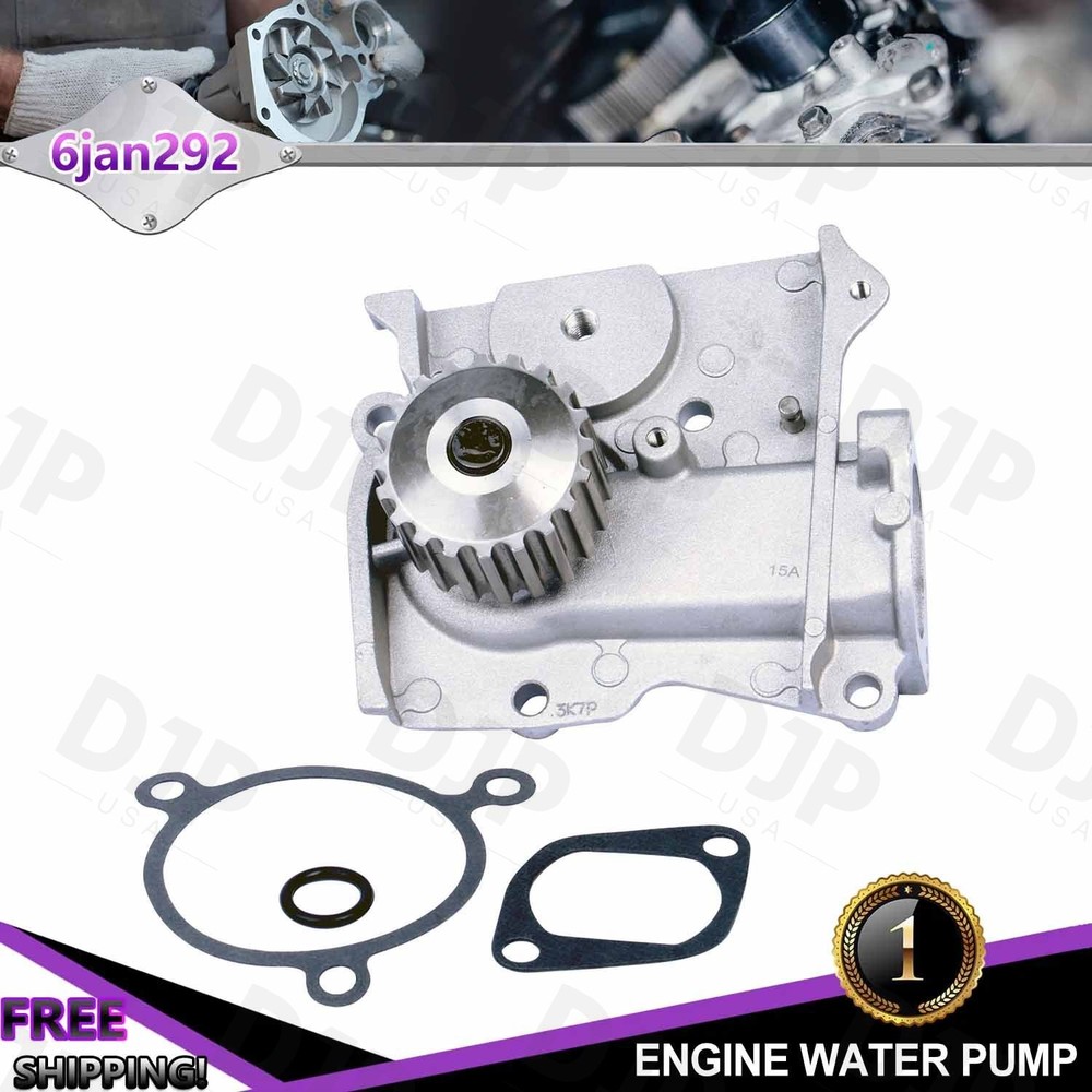 Cooling Water Pump w/Gasket for 1986-1987 Mazda 626 B2000 L4-2.0L FWD AW9111