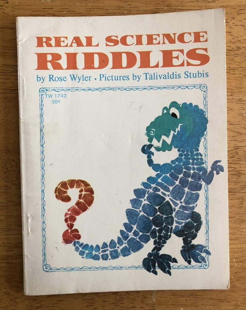 Vintage 1972 Real Science Riddles by Rose Wyler SBS Scholastic Book Services TW