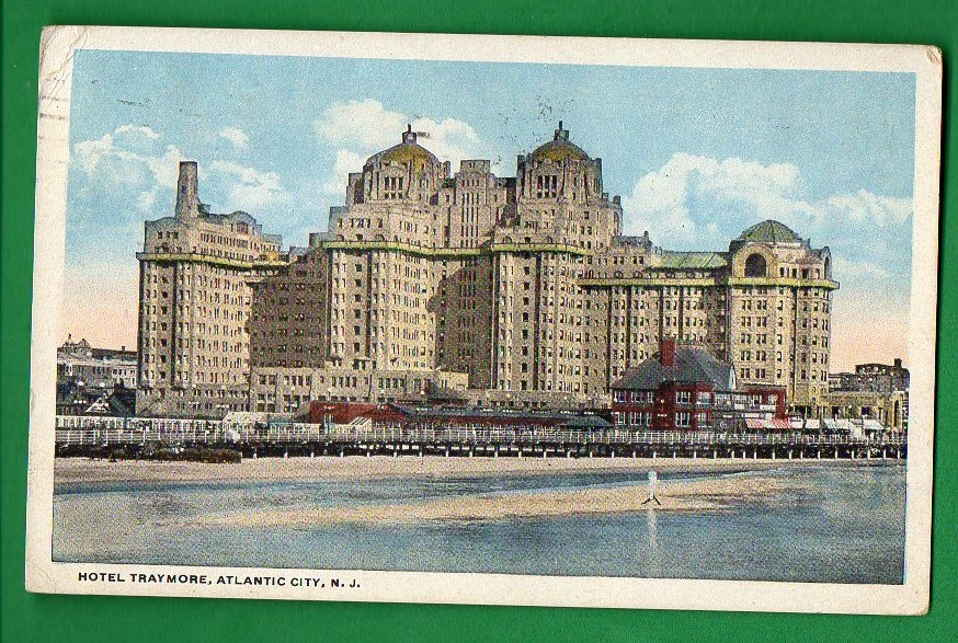Us New Jersey - Atlantic City, Hotel Traymore  Vintage Ps Used 283