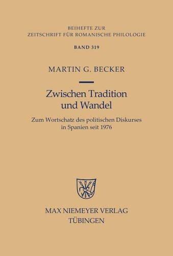 Martin G Becker Zwischen Tradition und Wandel (Hardback)