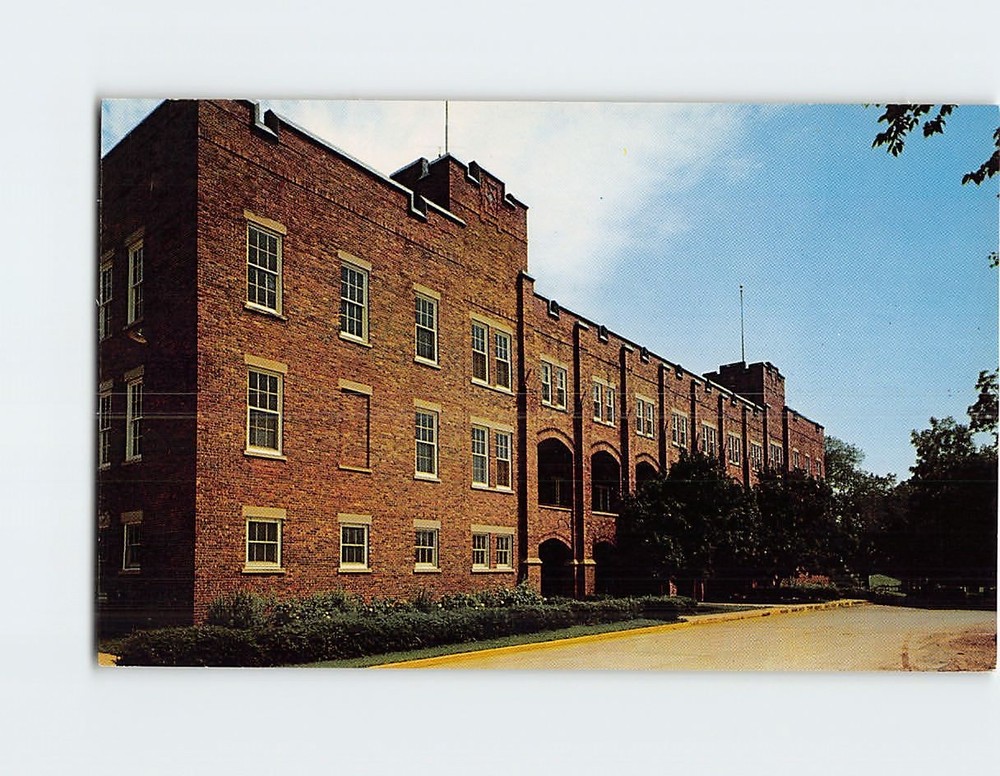 Postcard Gymnasium Saint Benedict's College Atchison Kansas USA