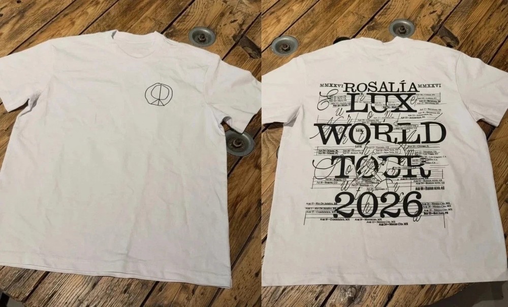 Rosalia The Lux Tour 2026 Hot For God T-Shirt