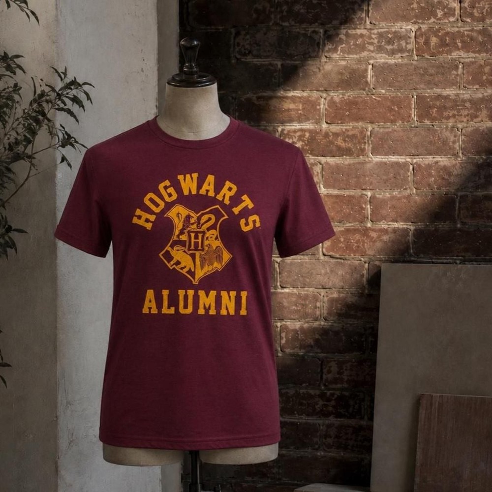 Harry Potter Hogwarts Alumni Maroon Graphic T-Shirt