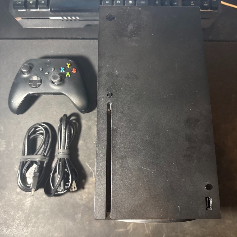 Microsoft Xbox Series X Console Black 1TB w/ Controller/HDMI/Power Cord - Good