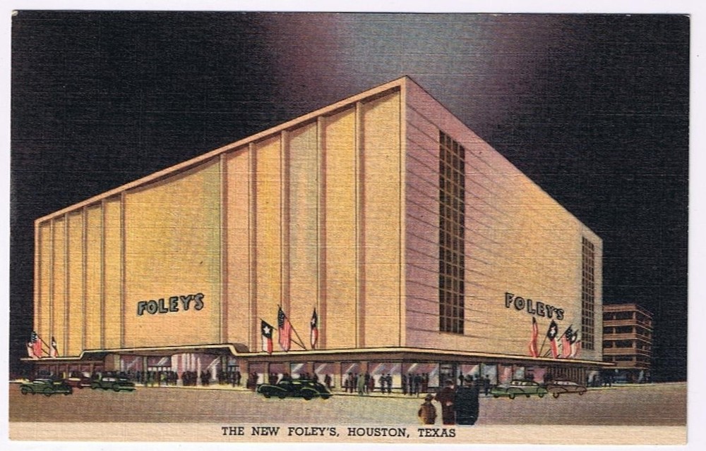Postcard The New Foley's Houston Texas