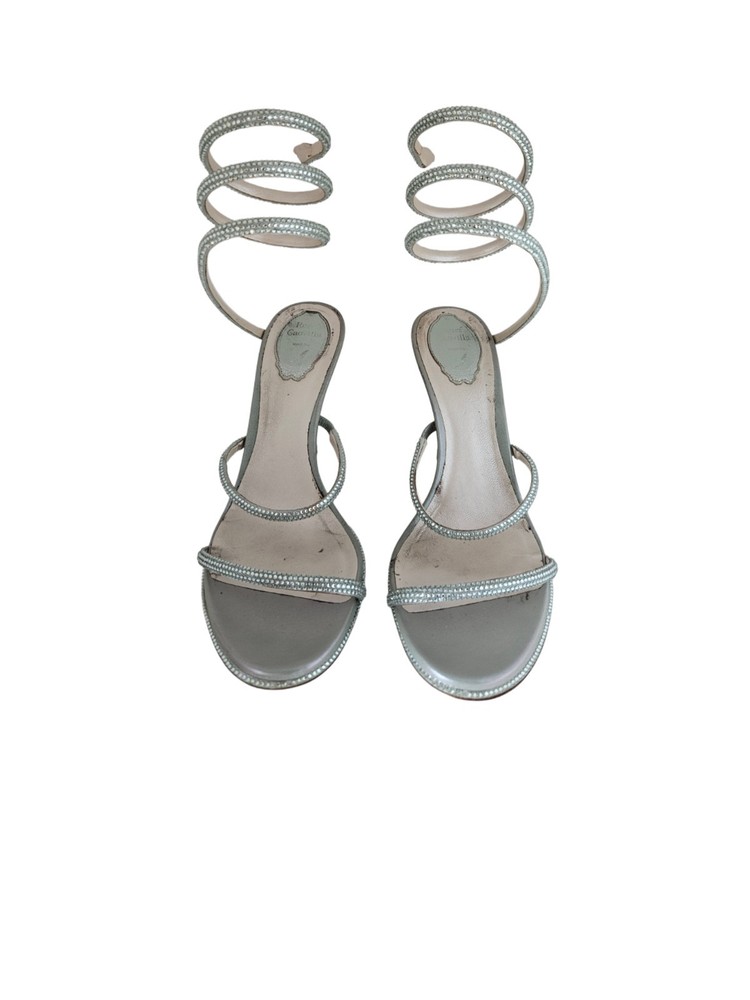 Rene Caovilla Crystal Embellished Women Sandal