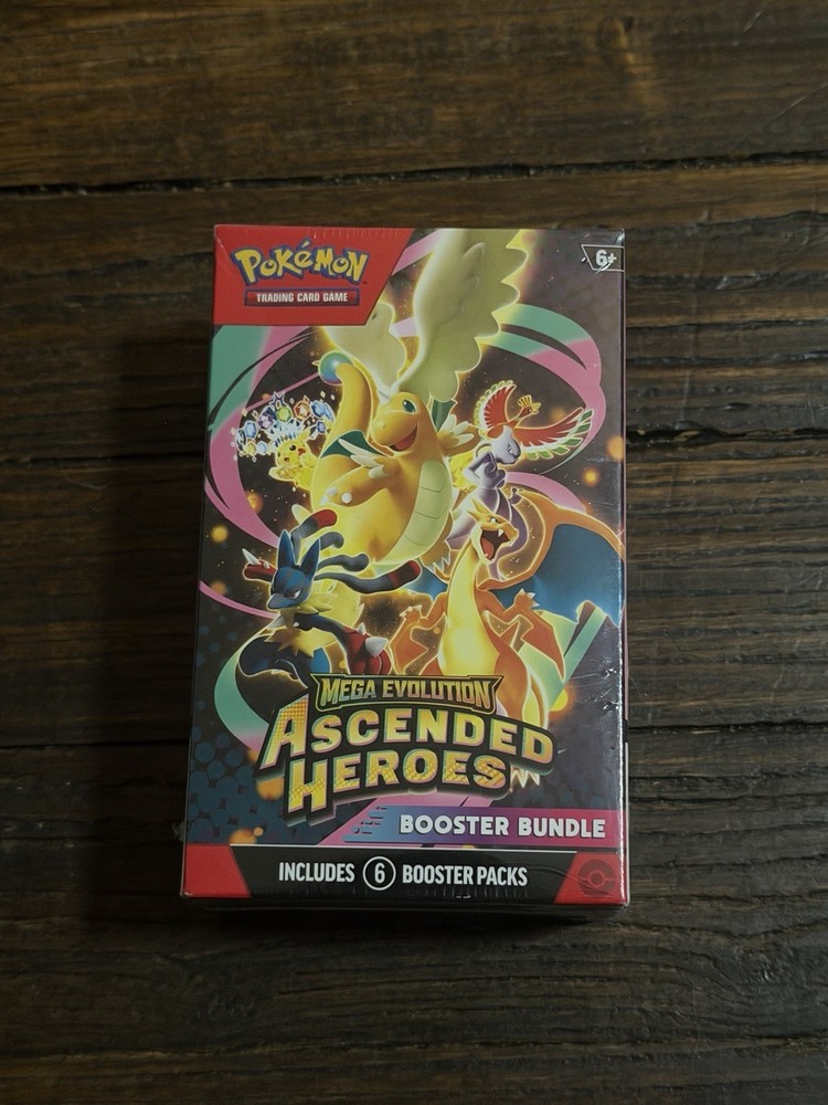 Pokémon TCG: Mega Evolution Ascended Heroes Booster Bundle (6 Booster Packs)