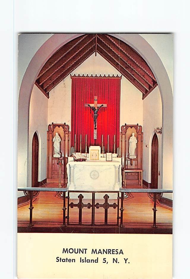 Postcard Mount Manresa Staten Island NYC New York City USA North America