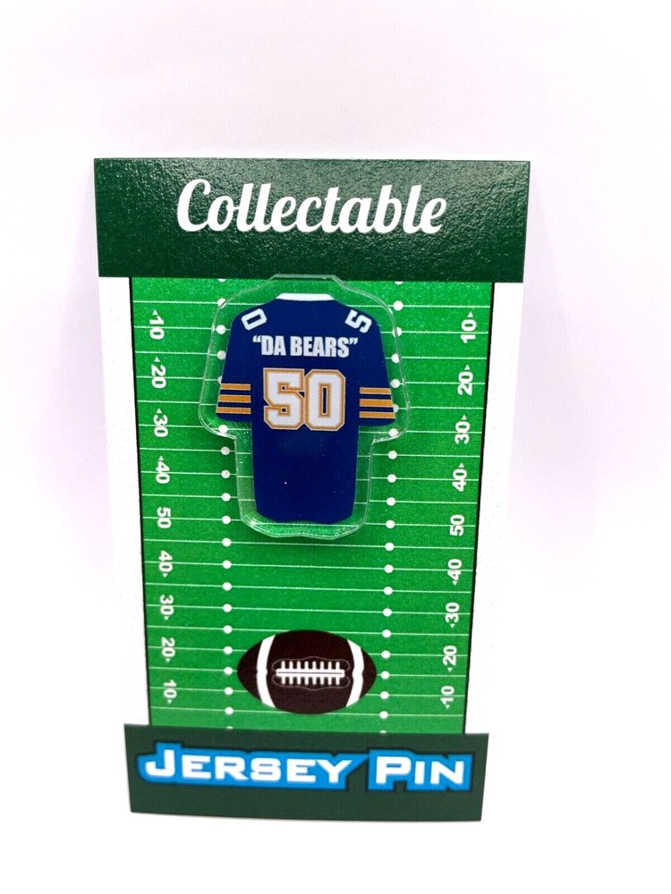 Chicago Bears Mike Singletary jersey lapel pin-DA BEARS Classic Collectible
