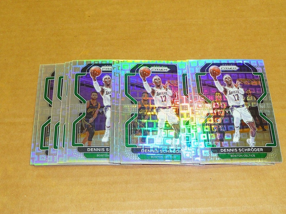 2021/22 Panini Prizm BOX SET PANDORA DENNIS SCHRODER LOT OF 21 CELTICS /150 #20