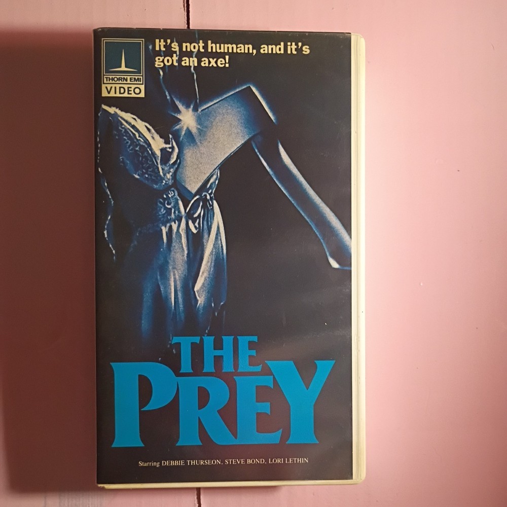 Vintage The Prey VHS Ex Rental Thorn EMI Video 1983 Horror VHS Clamshell