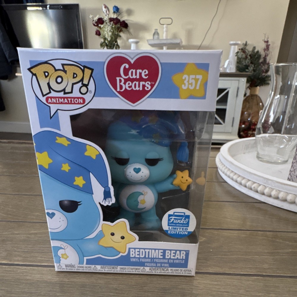 Funko Pop! Vinyl Care Bears Bedtime Bear #357 Limited Edition Figure Animation