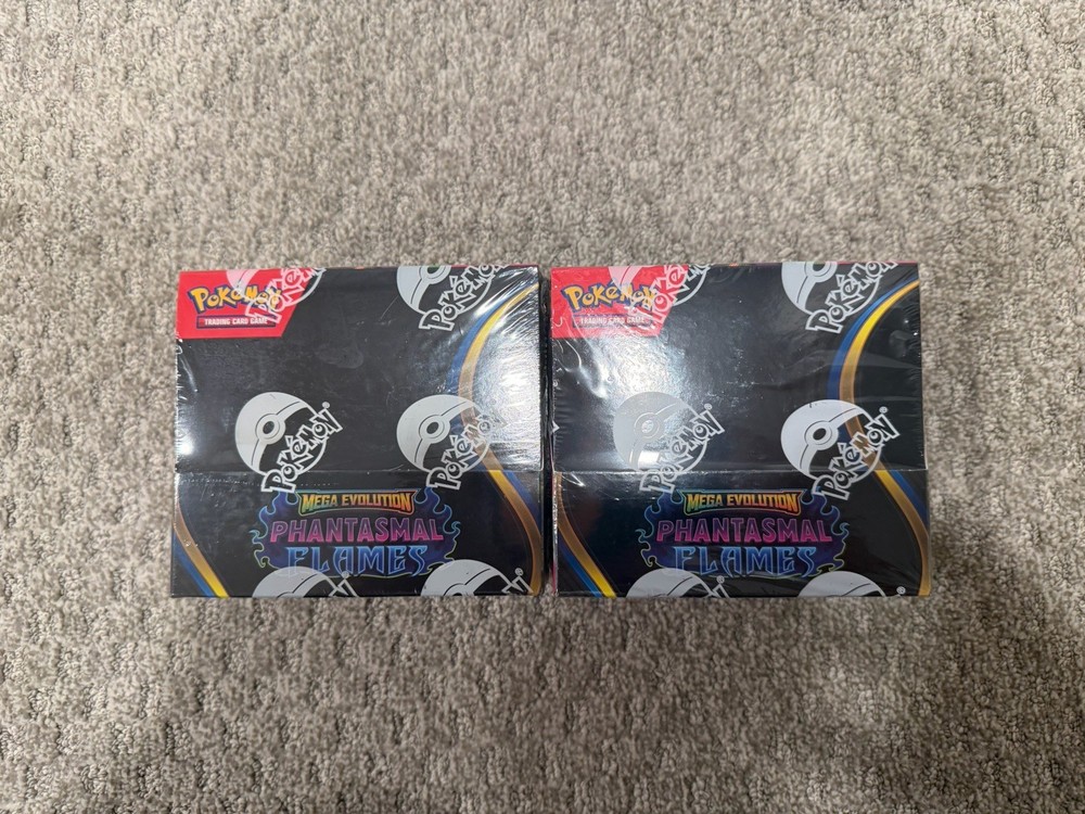 Pokémon TCG Mega Evolution—Phantasmal Flames Booster Box Lot Of 2 2025