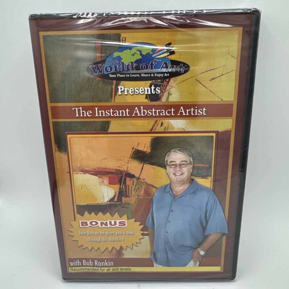World of Art - The Instant Abstract Artist with Bob Rankin (DVD 2008) NEW SEALED-image