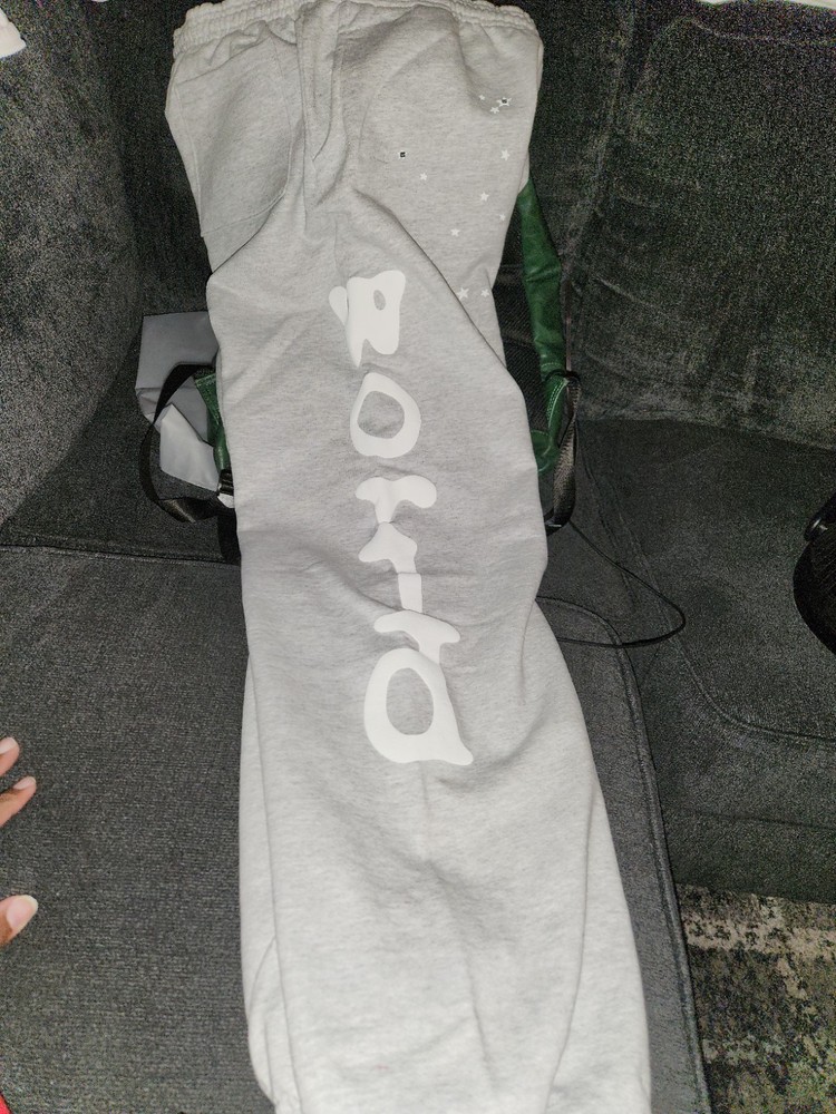 Sp5der Spider Grey Big Star Sweatpants. Sz 2xl, XXL. New