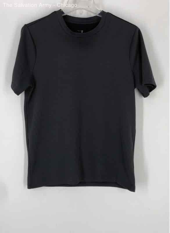 Tahari Mens Gray Crew Neck Short Sleeve Casual Pullover T-Shirt Size S
