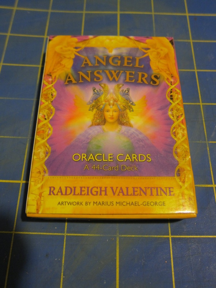 Angel Answers Oracle Cards 44 Card Deck by Radleigh Valentine, Open Unused