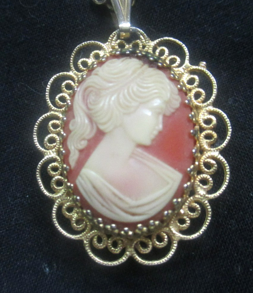 Vintage Pendant Cameo Watch ~ North Star ~ 17 Jewel ~ Reversible Jewelry ~ Runs