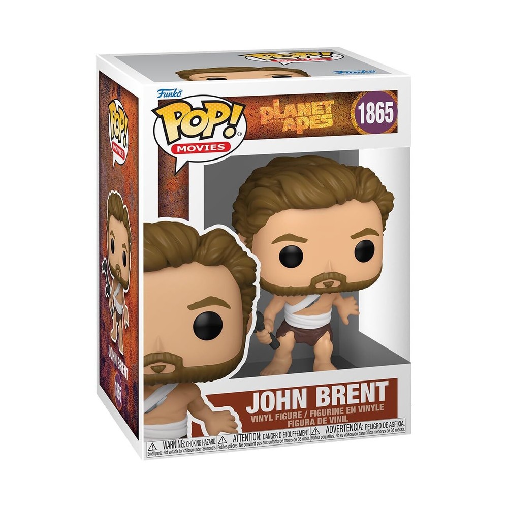 Funko Pop! Movies: John Brent - Planet Of the Apes - Collectable Vinyl Figure -
