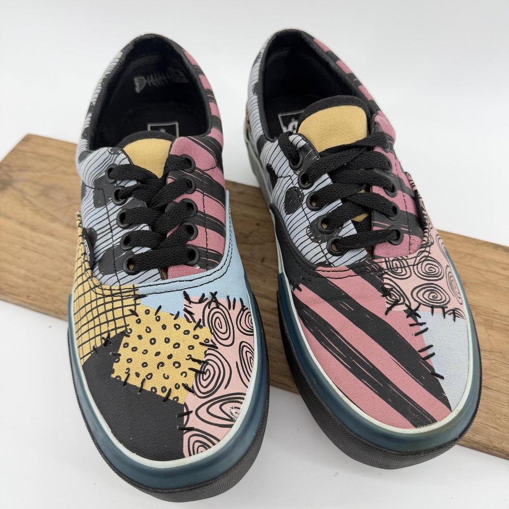 Vans Disney Nightmare Before Christmas Sally Shoes Mens 6.5 Womens 8 Patchwork