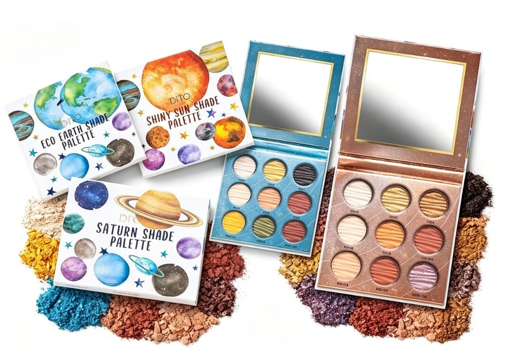 9 Color Glitter Matte Sun Eyeshadow Palette,Eyeshadow Pallet &Shimmer Waterproof