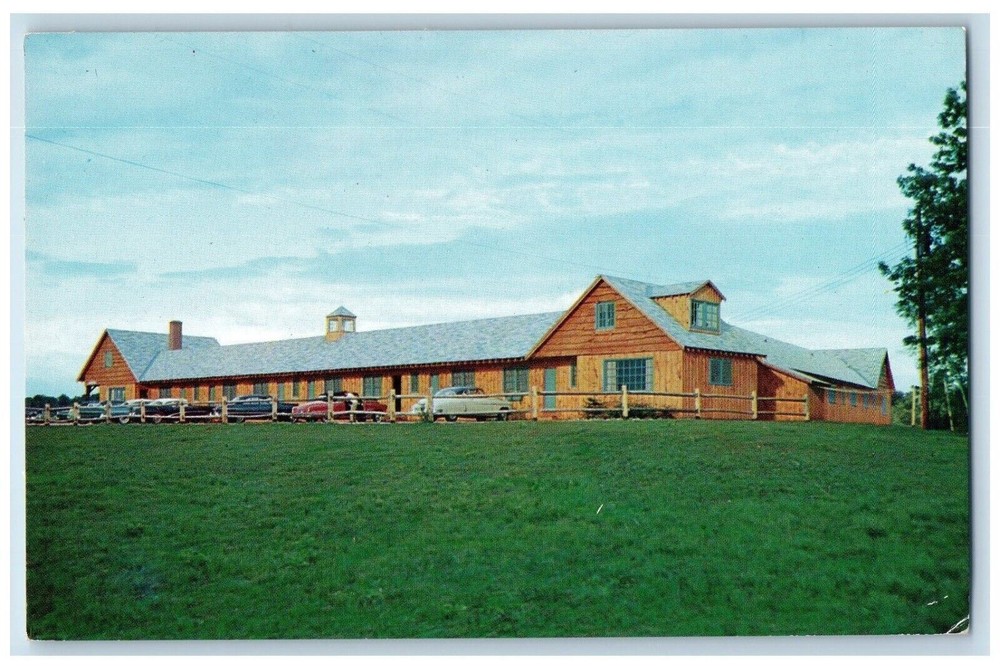 Motel And Restaurant Casco Bay Trading Post Freeport Maine ME Vintage Postcard