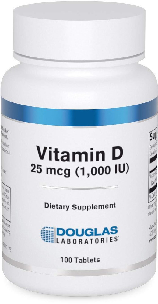 Douglas Laboratories Vitamin D 25 mcg 1000 IU - D3 Vitamin - For Immune Suppo...