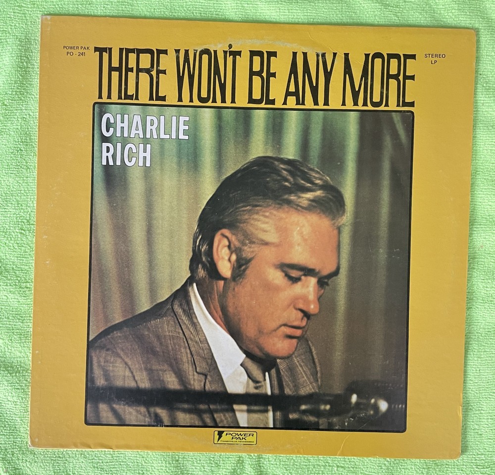 Charlie Rich - There Won't Be Any More   1974 Vinyl Record Album   VG / VG