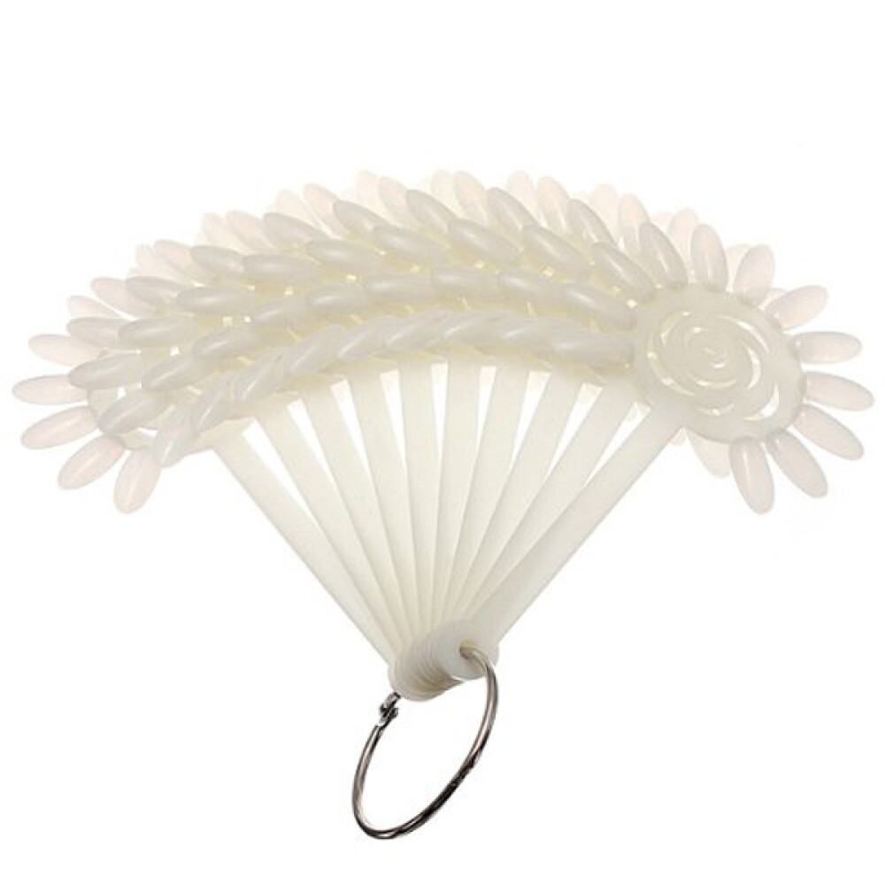 Acrylic Display Card Nail Art Display Board Fan-Shaped Board Shop Girls Store