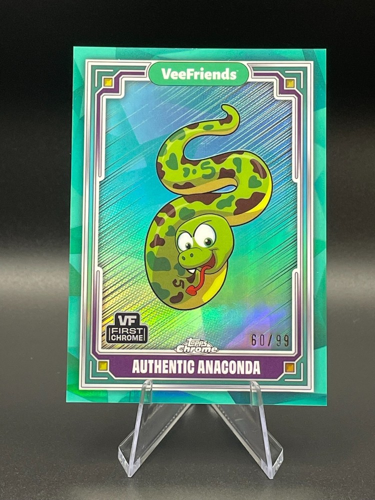 2025 VeeFriends Topps Chrome - Authentic Anaconda Green Refractor 60/99