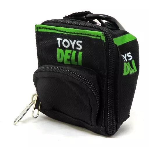 Mini Figure Black Super Delivery Bag Mascot