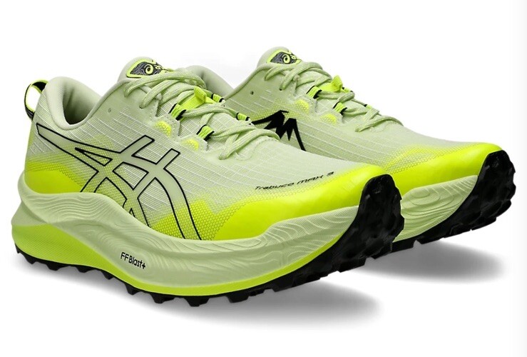 ASICS мужской Trabuco Max 3 классный матча черный [1011B800-300] 9,5 новый в коробке