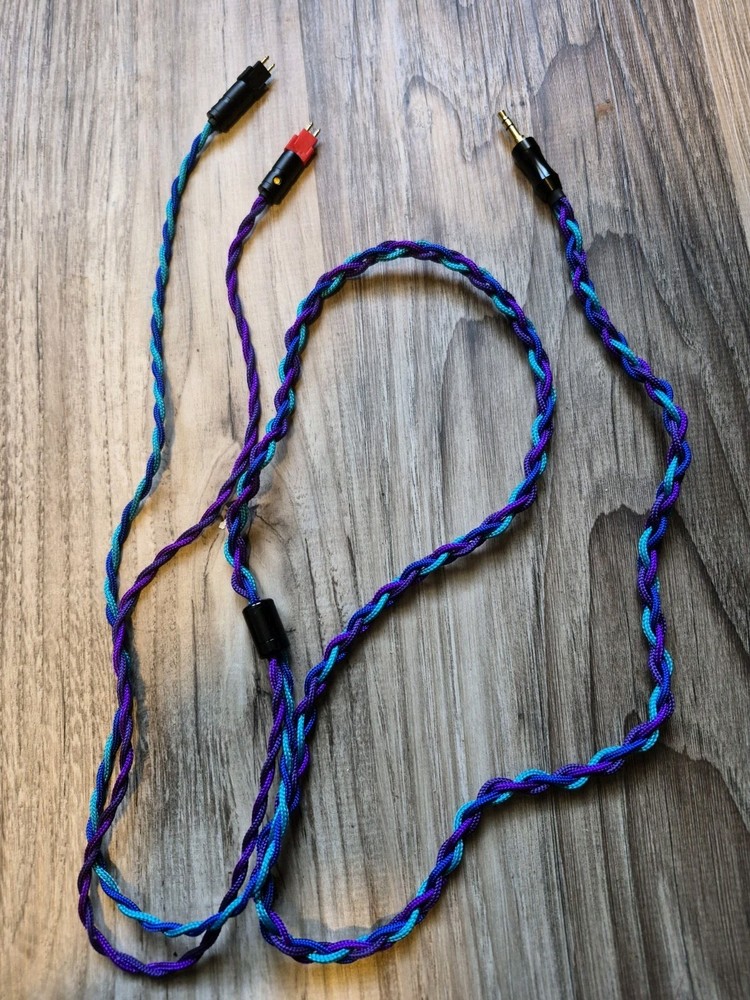 SkyAudioCables Custom Braided Paracord For HD 600/580/HD650/HD660S (5ft, 3.5mm)