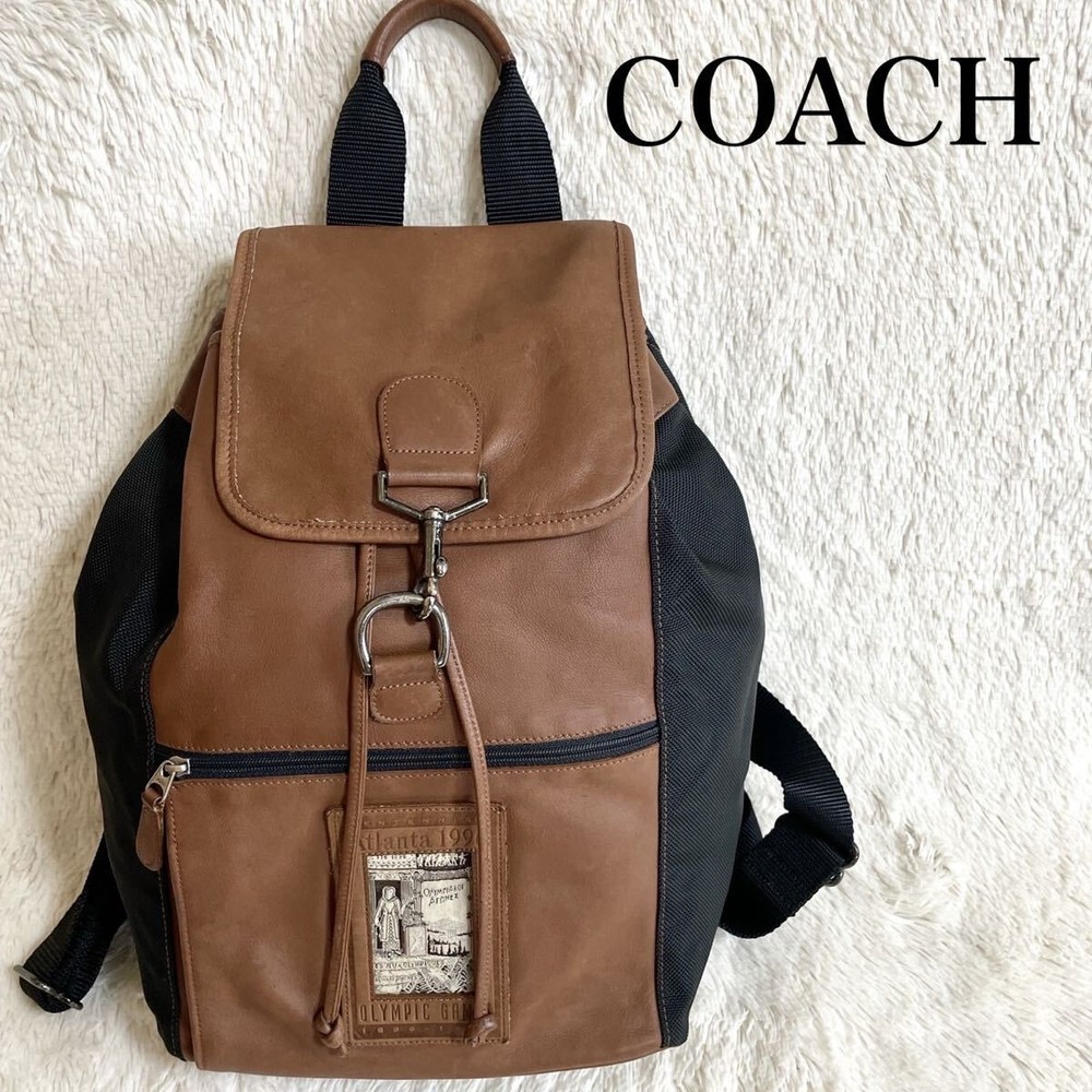 Rare Old COACH Atlanta Olympic Backpack