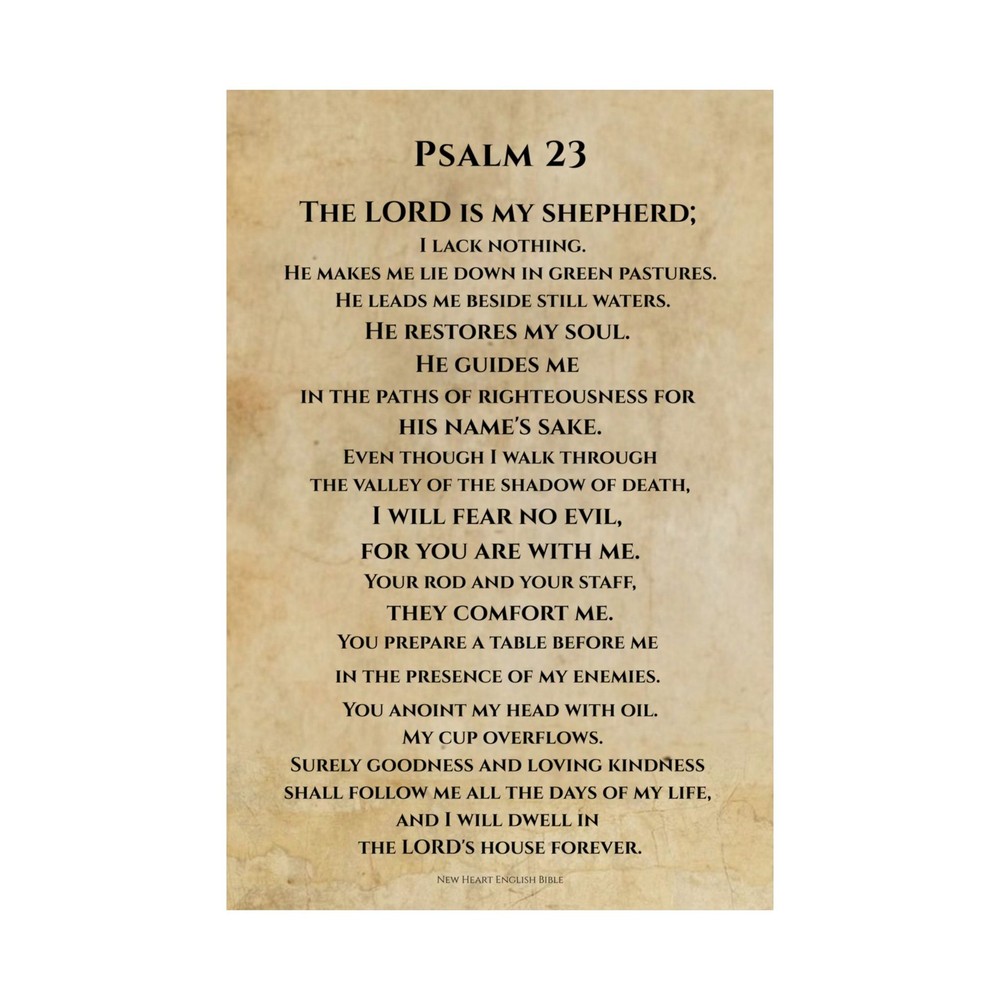 Psalm 23.     8