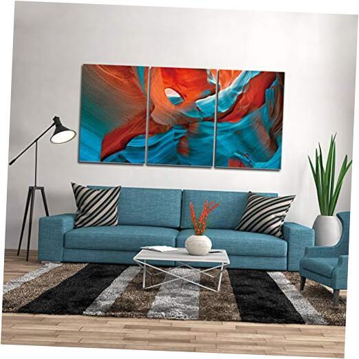 Decor Enigma 3 Piece Set Wrapped Canvas Wall Art Giclee ENIGMA 28x60 (3PC)
