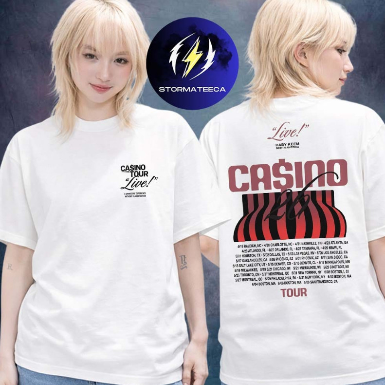 Baby Keem Merch Cas!no World Tour 2026 Live Tour Dates Unisex T-Shirt