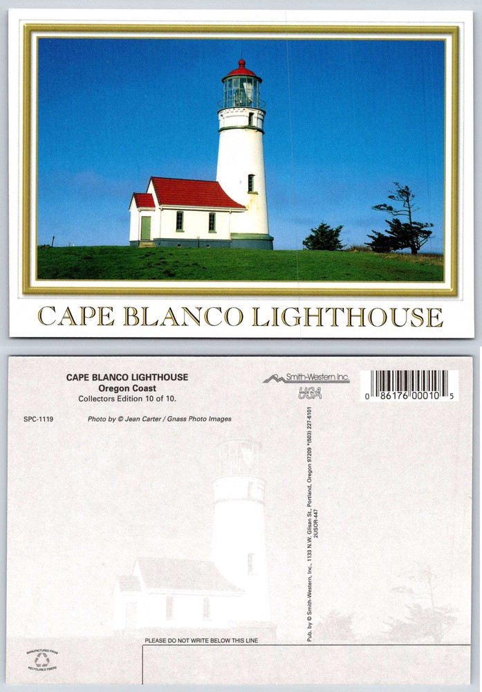 Oregon CAPE BLANCO LIGHTHOUSE Postcard V542