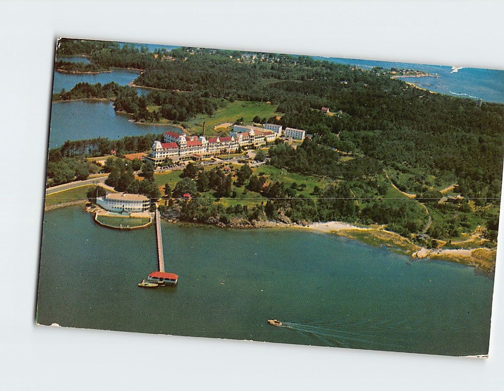 Postcard Aerial View of Wentworth by the Sea Portsmouth New Hampshire USA
