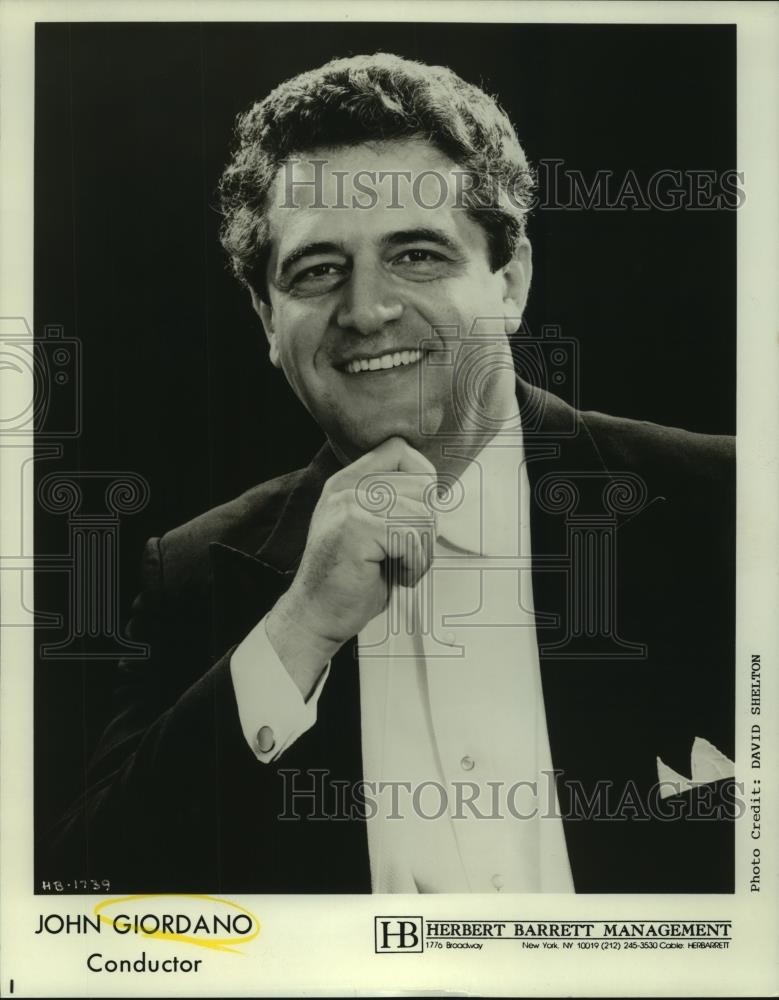 1991 Press Photo New Orleans Symphony Guest Conductor, John Giordano - nop31163