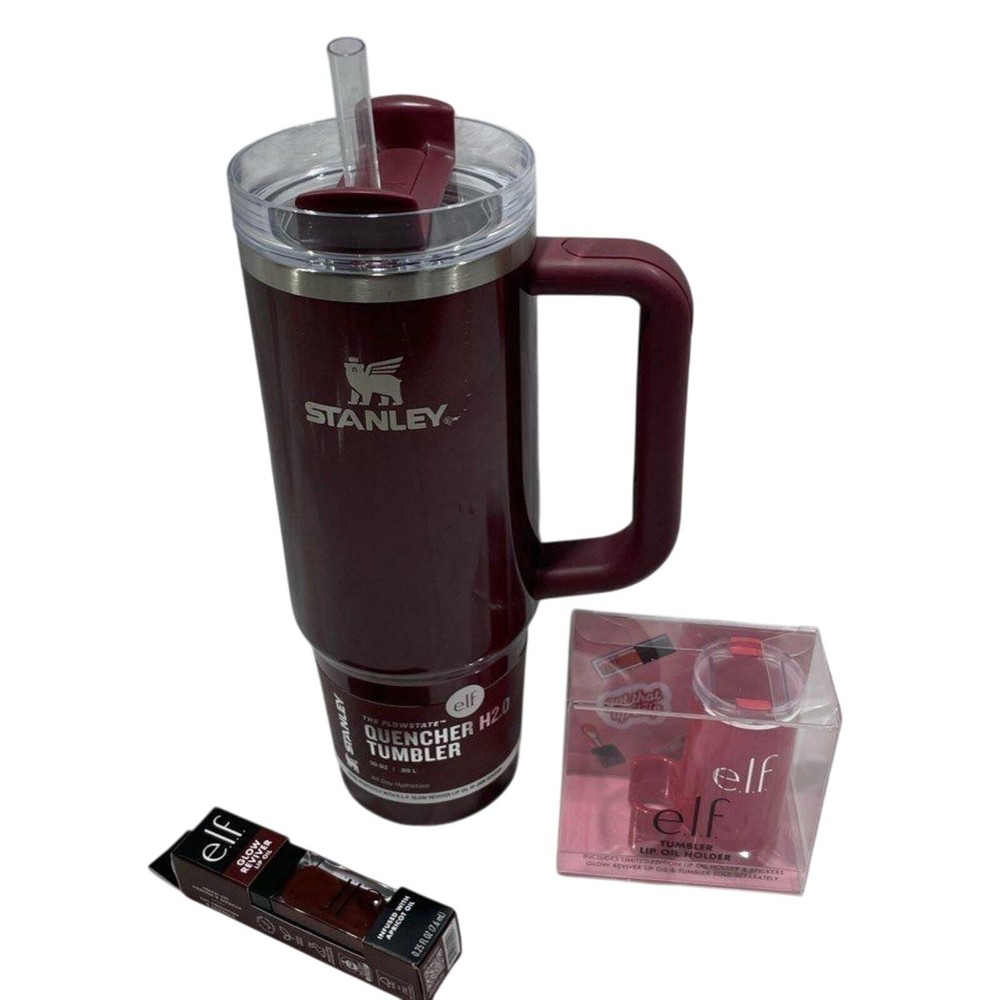 NWT Stanley x ELF collab Limited Edition Jam Session 30oz SET Lip Gloss Holder