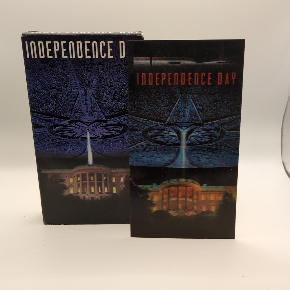 Independence Day (VHS, 1996) With Lenticular Extra