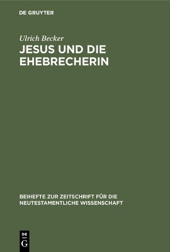 Ulrich Becker Jesus Und Die Ehebrecherin (Hardback)Another great item from Rarewaves USA | Free delivery!