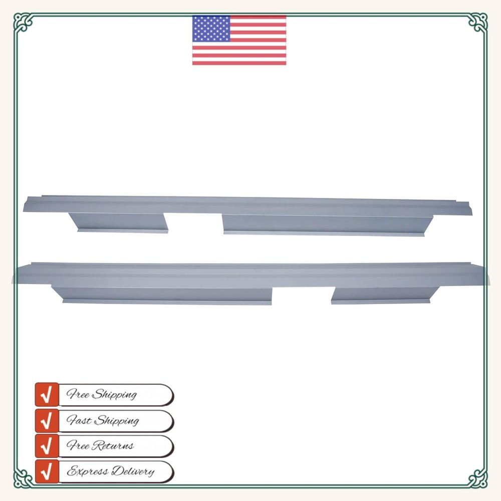 For 2009-2014 F150 F-150 F 150 Crew Cab Rocker Panel Slip-On Left Right