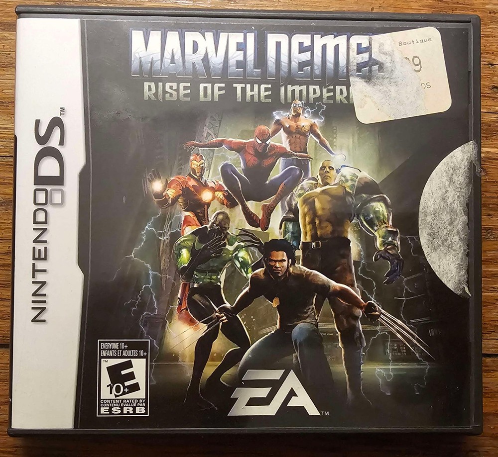Marvel Nemesis Rise Of The Imperfects CIB, works. (Nintendo Ds, 2005)