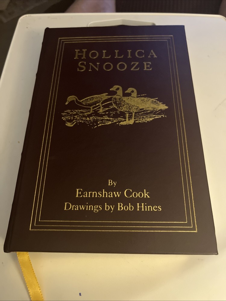 HOLLICA SNOOZE Hardcover Leather Bound Book by Earnshaw Cook #599 of 2400 Duck Edition