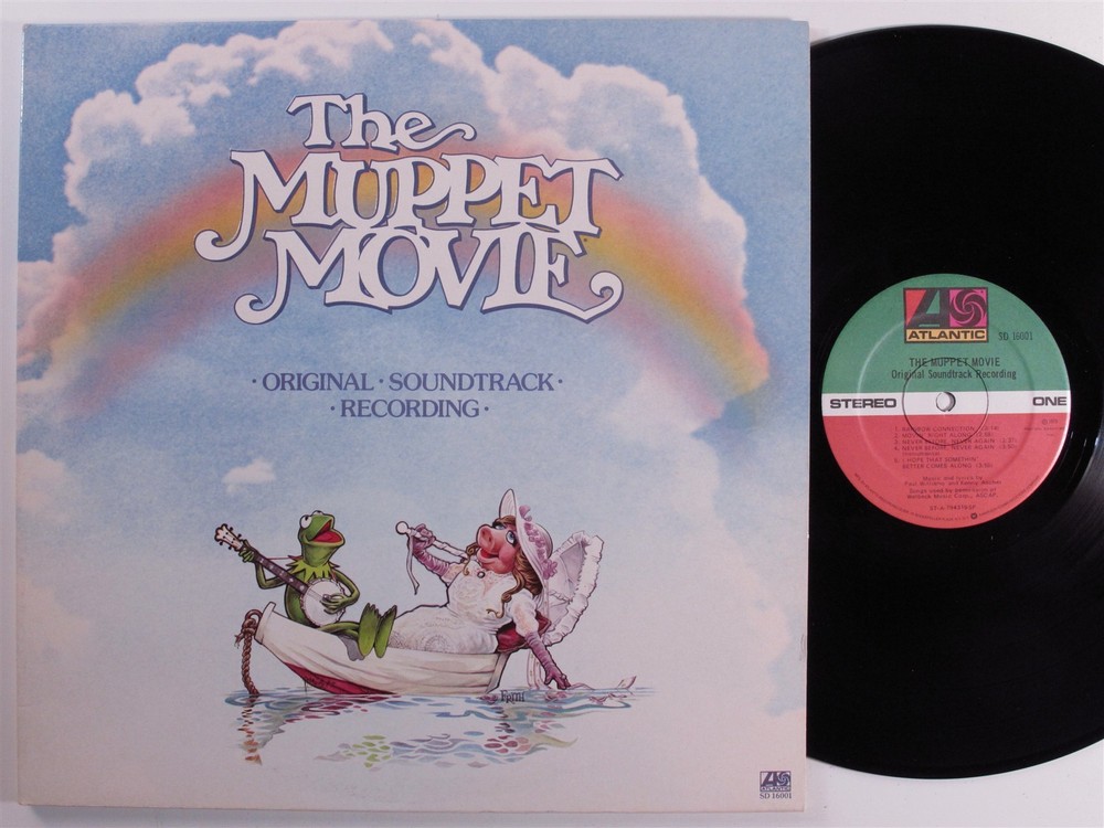 MUPPET MOVIE OST The Muppets ATLANTIC LP VG+ embossed gatefold d