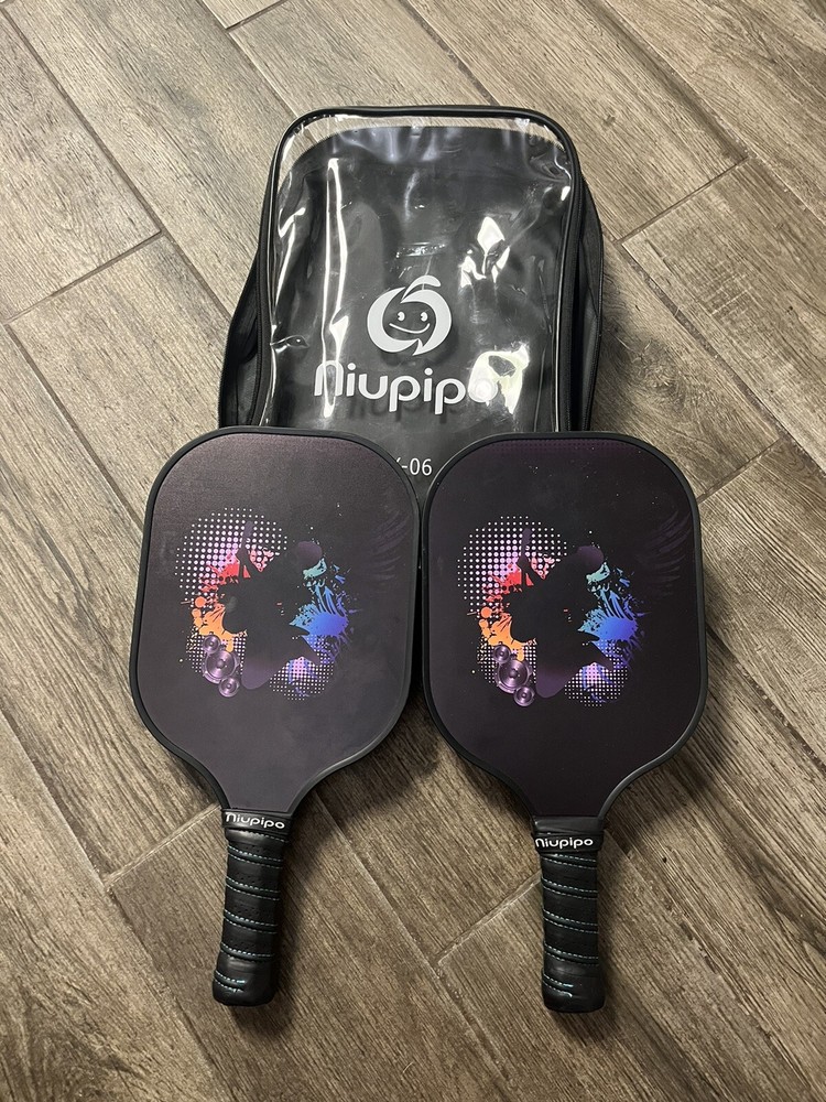Niupipo Pro Graphite NSPA Approved Pickleball Paddle Set of 2
